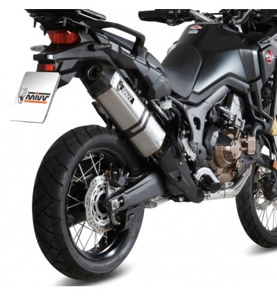 Terminale Mivv Speed Edge Inox per Honda CRF 1000L Africa Twin Terminale Mivv Speed Edge Inox per Honda CRF 1000L Africa Twin