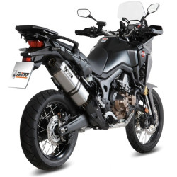 Terminale Mivv Speed Edge Inox per Honda CRF 1000L Africa Twin Terminale Mivv Speed Edge Inox per Honda CRF 1000L Africa Twin
