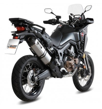 Terminale Mivv Speed Edge Inox per Honda CRF 1000L Africa Twin Terminale Mivv Speed Edge Inox per Honda CRF 1000L Africa Twin