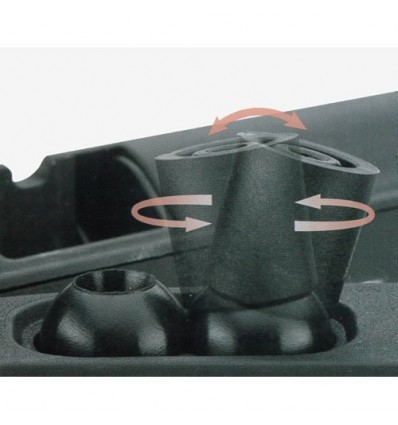 Portapacchino universale Givi S150 nero per bauli e top case Portapacchino universale Givi S150 nero per bauli e top case