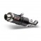 Terminale Mivv Tondo Corto GP Steel Black per Kawasaki Ninja 250R dal 2008