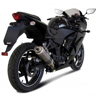 Terminale Mivv Tondo Corto GP Steel Black per Kawasaki Ninja 250R dal 2008 Terminale Mivv Tondo Corto GP Steel Black per Kawasaki Ninja 250R dal 2008