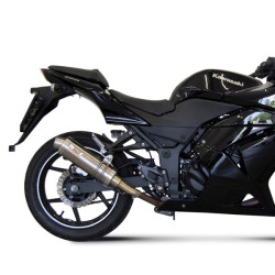 Terminale Mivv Tondo Corto GP Steel Black per Kawasaki Ninja 250R dal 2008 Terminale Mivv Tondo Corto GP Steel Black per Kawasaki Ninja 250R dal 2008