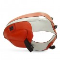 Copriserbatoio Bagster per Triumph Bonneville 01-07, Scrambler 06-08 e Thruxton 04-08 tegola e grigio Copriserbatoio Bagster per Triumph Bonneville 01-07, Scrambler 06-08 e Thruxton 04-08 tegola e grigio