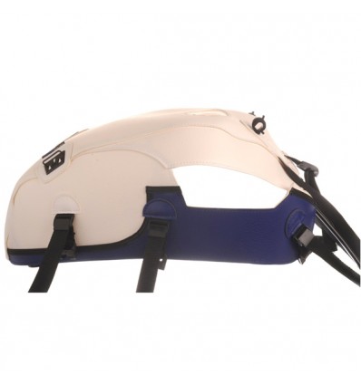 Copriserbatoio Bagster per Triumph Bonneville T100/SE, Scrambler e Thruxton dal 2008  bianco e blu