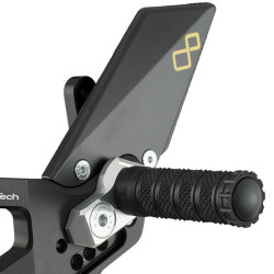 Pedane arretrate regolabili Lightech per BMW S1000 RR dal 2009 Pedane arretrate regolabili Lightech per BMW S1000 RR dal 2009