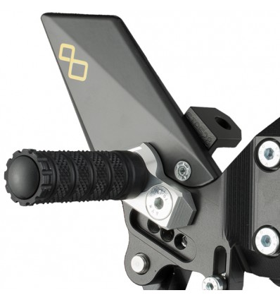 Pedane arretrate regolabili Lightech per Ducati Panigale 1299 e 1299R Pedane arretrate regolabili Lightech per Ducati Panigale 1299 e 1299R