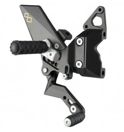 Pedane arretrate regolabili Lightech per Ducati Panigale 1299 e 1299R