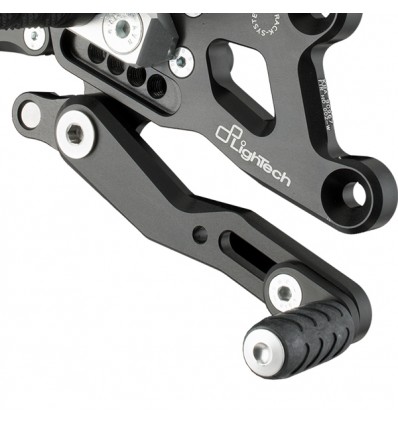 Pedane arretrate regolabili Lightech per Honda CBR 1000RR 08-15 Pedane arretrate regolabili Lightech per Honda CBR 1000RR 08-15