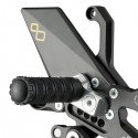Pedane arretrate regolabili Lightech per Honda CBR 1000RR 08-15 Pedane arretrate regolabili Lightech per Honda CBR 1000RR 08-15