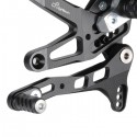 Pedane arretrate regolabili Lightech per Kawasaki ZX-10R 2016 Pedane arretrate regolabili Lightech per Kawasaki ZX-10R 2016