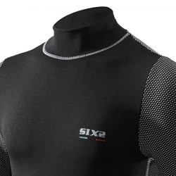 Maglia lupetto Sixs TS4 termoregolante in cabonio nera Maglia lupetto Sixs TS4 termoregolante in cabonio nera