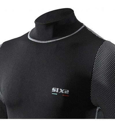 Maglia lupetto Sixs TS4 termoregolante in cabonio nera Maglia lupetto Sixs TS4 termoregolante in cabonio nera