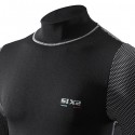 Maglia lupetto Sixs TS4 termoregolante in cabonio nera Maglia lupetto Sixs TS4 termoregolante in cabonio nera