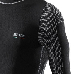 Maglia lupetto Sixs TS4 termoregolante in cabonio nera Maglia lupetto Sixs TS4 termoregolante in cabonio nera