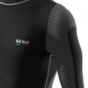 Maglia lupetto Sixs TS4 termoregolante in cabonio nera Maglia lupetto Sixs TS4 termoregolante in cabonio nera