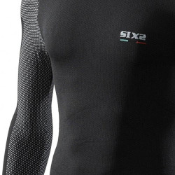 Maglia lupetto Sixs TS4 termoregolante in cabonio nera Maglia lupetto Sixs TS4 termoregolante in cabonio nera