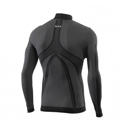 Maglia lupetto Sixs TS4 termoregolante in cabonio nera Maglia lupetto Sixs TS4 termoregolante in cabonio nera