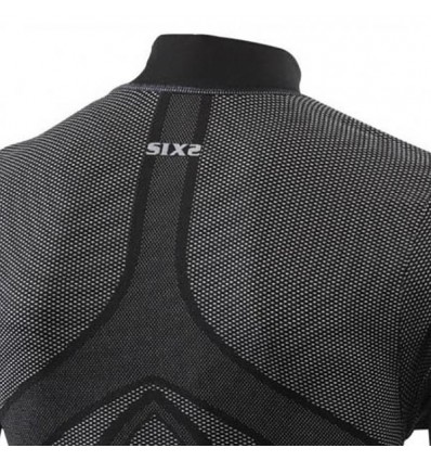 Maglia lupetto Sixs TS4 termoregolante in cabonio nera Maglia lupetto Sixs TS4 termoregolante in cabonio nera