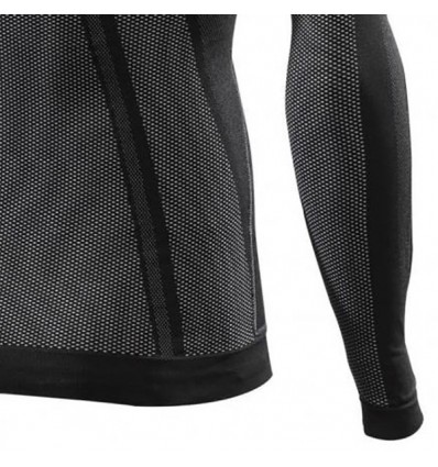 Maglia lupetto Sixs TS4 termoregolante in cabonio nera Maglia lupetto Sixs TS4 termoregolante in cabonio nera