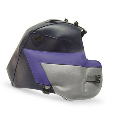 Copriserbatoio Bagster per Honda XRV 750 Africa Twin 90-92 blu, viola e grigio acciaio Copriserbatoio Bagster per Honda XRV 750 Africa Twin 90-92 blu, viola e grigio acciaio