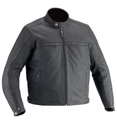 Giacca da moto in pelle Ixon Copper Slick-C nera