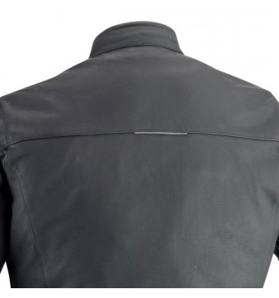 Giacca da moto in pelle Ixon Copper Slick-C nera Giacca da moto in pelle Ixon Copper Slick-C nera
