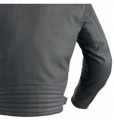 Giacca da moto in pelle Ixon Copper Slick-C nera Giacca da moto in pelle Ixon Copper Slick-C nera