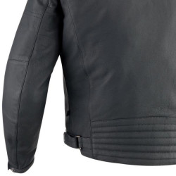 Giacca da moto in pelle Ixon Copper Slick-C nera Giacca da moto in pelle Ixon Copper Slick-C nera