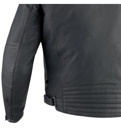 Giacca da moto in pelle Ixon Copper Slick-C nera Giacca da moto in pelle Ixon Copper Slick-C nera
