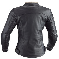 Giacca moto da donna in pelle Ixon Heroes Lady nera e beige Giacca moto da donna in pelle Ixon Heroes Lady nera e beige