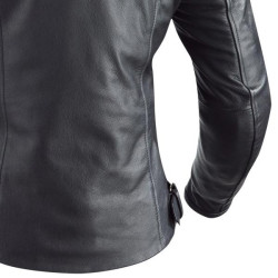 Giacca moto da donna in pelle Ixon Heroes Lady nera e beige Giacca moto da donna in pelle Ixon Heroes Lady nera e beige