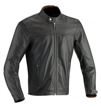 Giacca da moto in pelle Ixon Stroker marrone