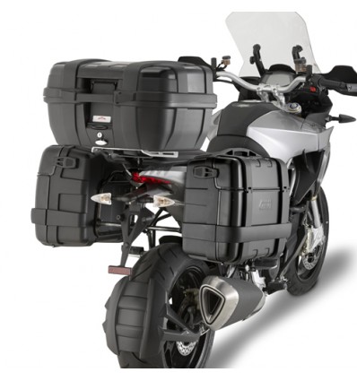 Coppia valigie laterali Givi Trekker 33 litri nere Coppia valigie laterali Givi Trekker 33 litri nere