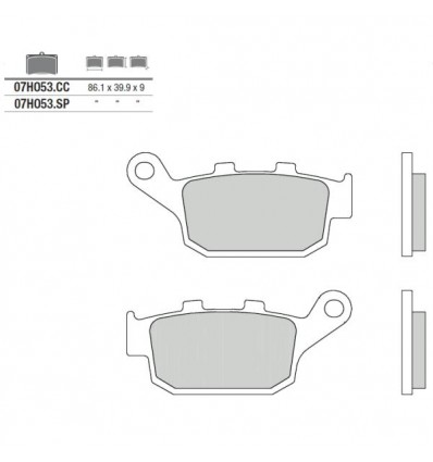 Pasticche freno Brembo mescola Road SP per moto Honda Integra750, NC 700/750 X... Pasticche freno Brembo mescola Road SP per moto Honda Integra750, NC 700/750 X...