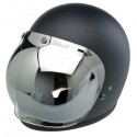 Visiera a bolla Biltwell con attacco universale tre bottoni cromo specchio Visiera a bolla Biltwell con attacco universale tre bottoni cromo specchio