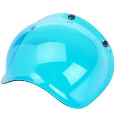 Visiera a bolla Biltwell con attacco universale tre bottoni blu Visiera a bolla Biltwell con attacco universale tre bottoni blu