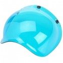 Visiera a bolla Biltwell con attacco universale tre bottoni blu Visiera a bolla Biltwell con attacco universale tre bottoni blu