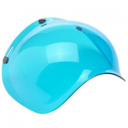 Visiera a bolla Biltwell con attacco universale tre bottoni blu Visiera a bolla Biltwell con attacco universale tre bottoni blu