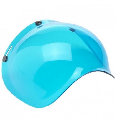Visiera a bolla Biltwell con attacco universale tre bottoni blu Visiera a bolla Biltwell con attacco universale tre bottoni blu