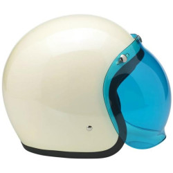 Visiera a bolla Biltwell con attacco universale tre bottoni blu Visiera a bolla Biltwell con attacco universale tre bottoni blu