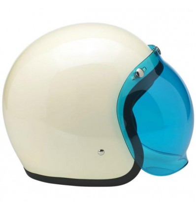Visiera a bolla Biltwell con attacco universale tre bottoni blu Visiera a bolla Biltwell con attacco universale tre bottoni blu