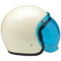 Visiera a bolla Biltwell con attacco universale tre bottoni blu Visiera a bolla Biltwell con attacco universale tre bottoni blu