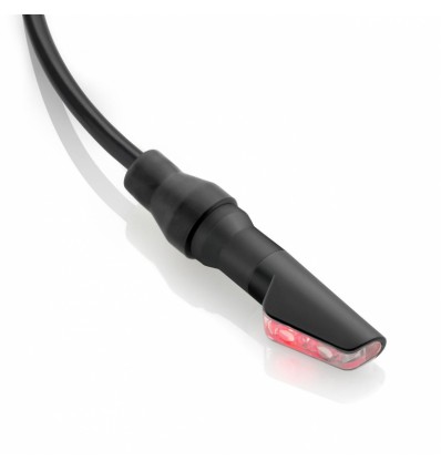 Freccia a led Rizoma Club S in alluminio con funzione stop Freccia a led Rizoma Club S in alluminio con funzione stop