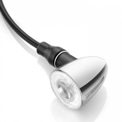 Freccia anteriore a led Rizoma Iride L in alluminio anodizzato