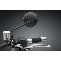 Specchietto universale biposizione Rizoma One per Harley Davidson nero Specchietto universale biposizione Rizoma One per Harley Davidson nero