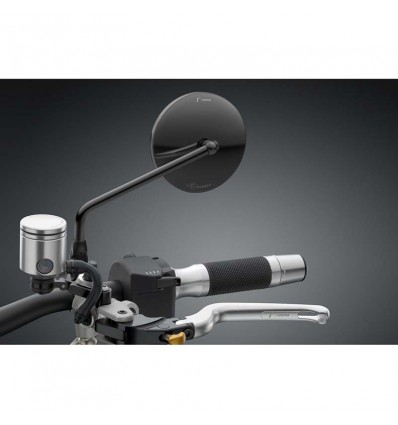 Specchietto universale biposizione Rizoma One per Harley Davidson nero Specchietto universale biposizione Rizoma One per Harley Davidson nero
