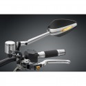 Specchietto universale biposizione Rizoma Veloce L Naked argento con indicatore led Specchietto universale biposizione Rizoma Veloce L Naked argento con indicatore led