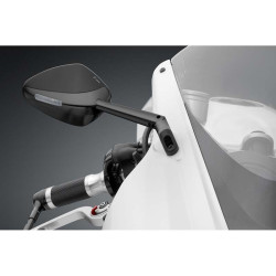 Specchietto universale biposizione Rizoma Veloce L Sport nero con indicatore led Specchietto universale biposizione Rizoma Veloce L Sport nero con indicatore led