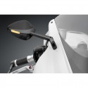 Specchietto universale biposizione Rizoma Veloce L Sport nero con indicatore led Specchietto universale biposizione Rizoma Veloce L Sport nero con indicatore led